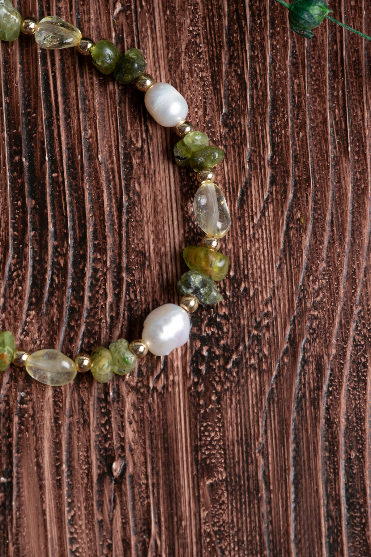 Image of Orijinal Sertifikalı Zebercet İnci Sitrin Doğal Taş Bileklik