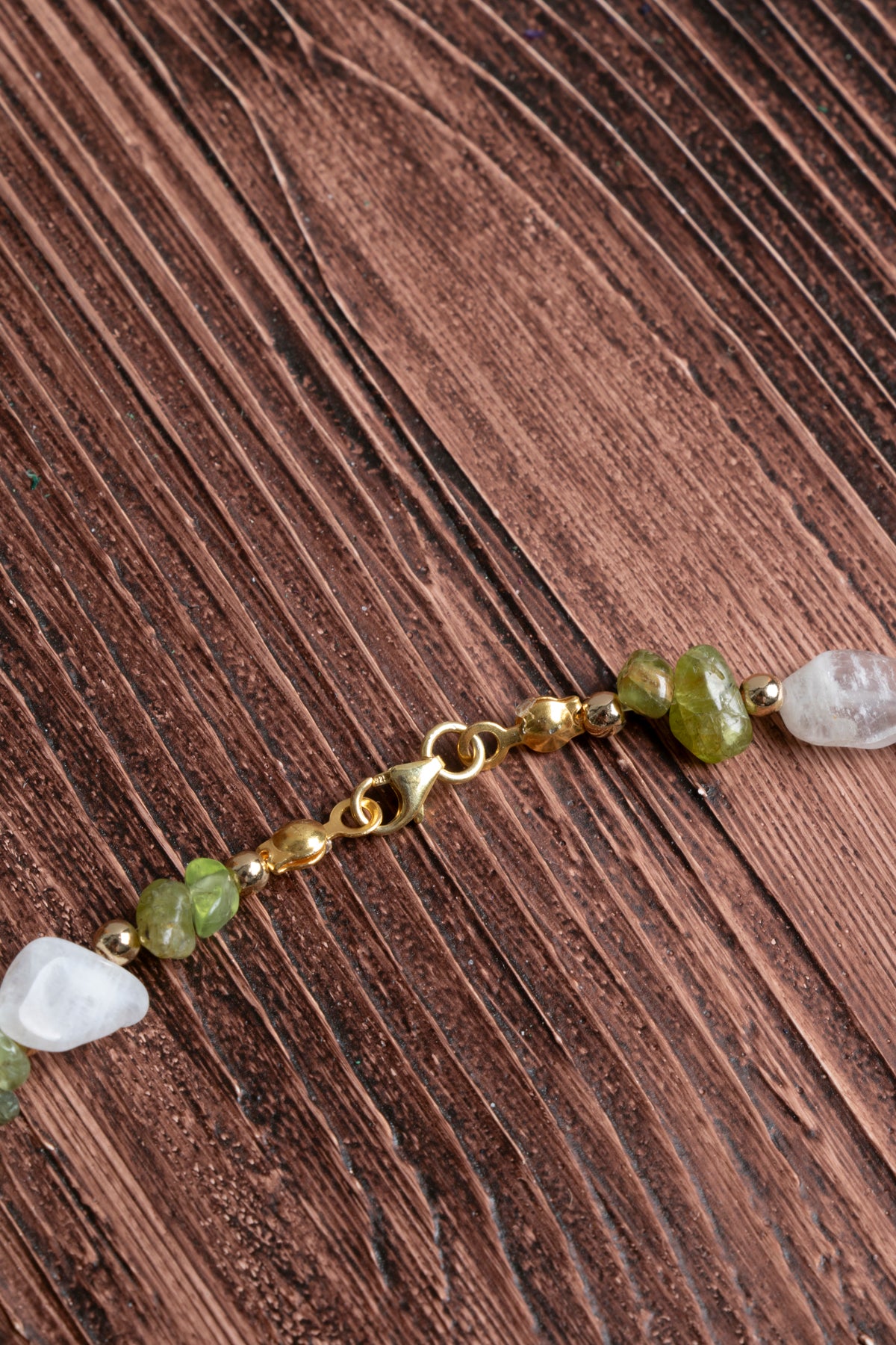 Image of Orijinal Sertifikalı Zebercet Aytaşı Hematit Gümüş Kapama Doğal Taş Kolye