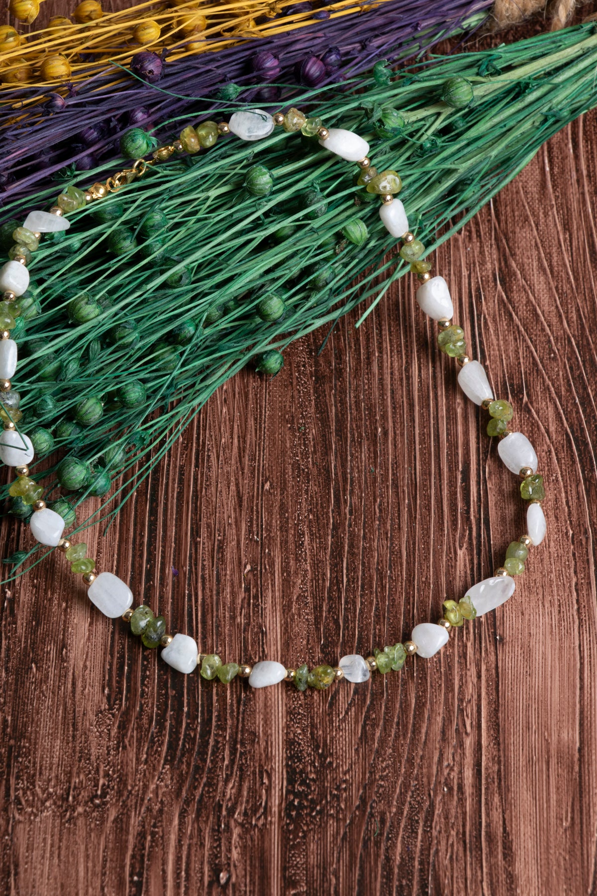 Image of Orijinal Sertifikalı Zebercet Aytaşı Hematit Gümüş Kapama Doğal Taş Kolye