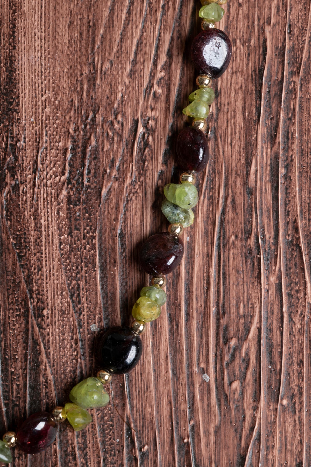 Image of Orijinal Sertifikalı Lal Zebercet Doğal Taş Kolye