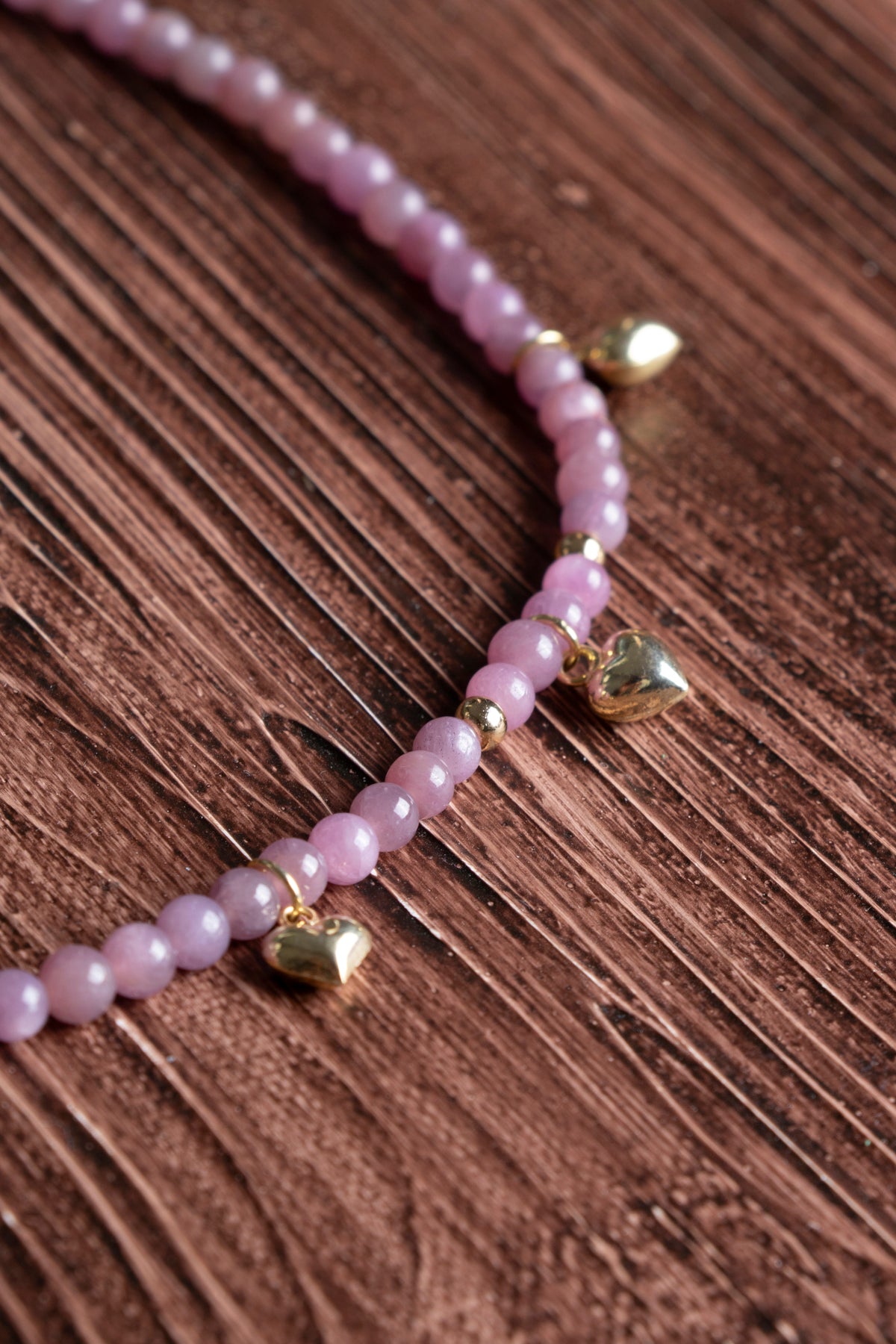 Image of Sertifikalı Yakut / Gümüş Kapama ve Kalp Aksesuarlı Doğal Taş Kolye (4 mm)