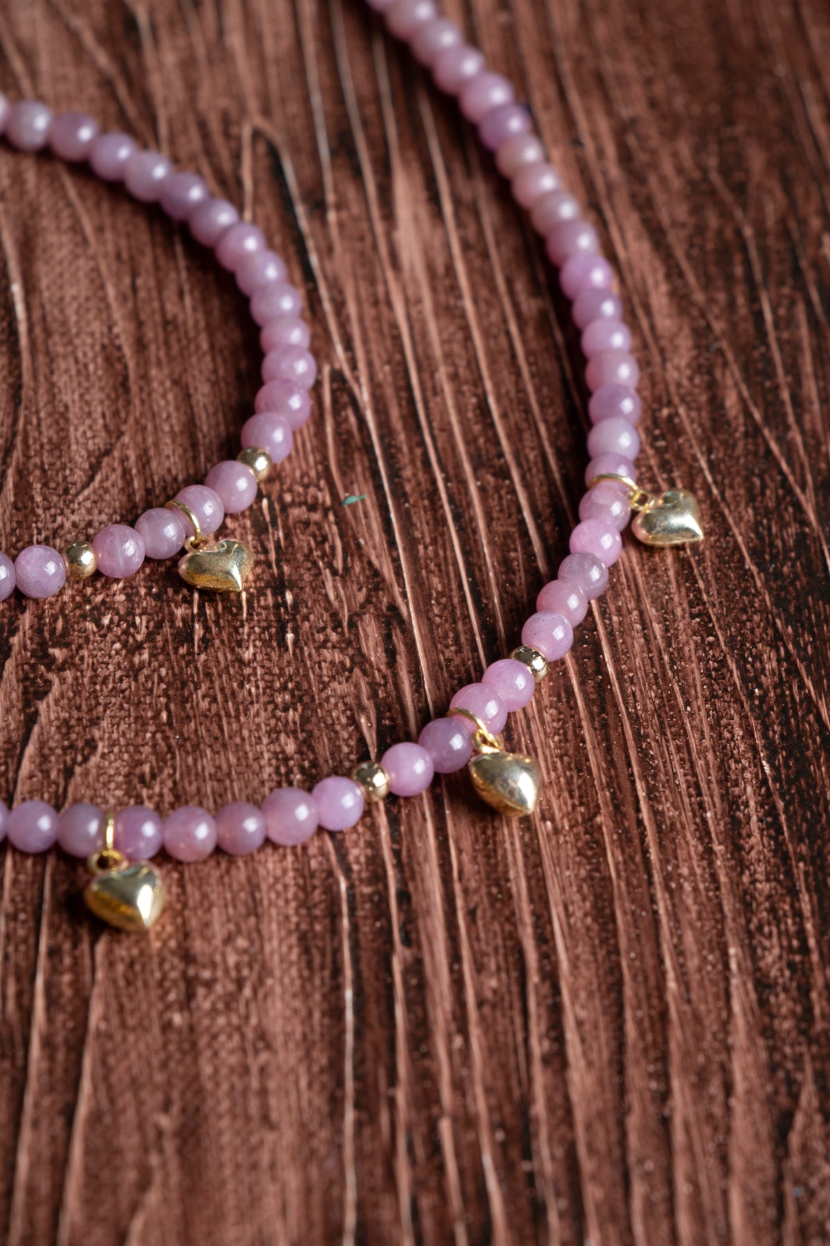 Image of Sertifikalı Yakut Gümüş Kapama ve Kalp Aksesuarlı (4 mm) Kolye Bileklik Seti