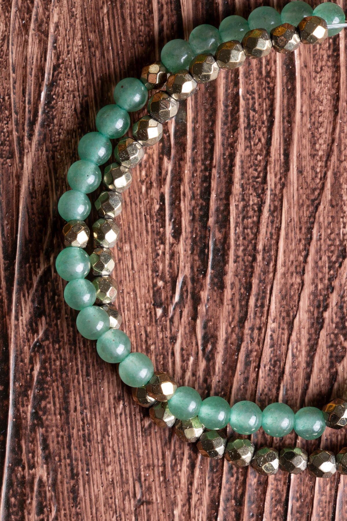 Image of Aventerun Hematit (4mm) Gümüş Kapama Doğal Taş Bileklik