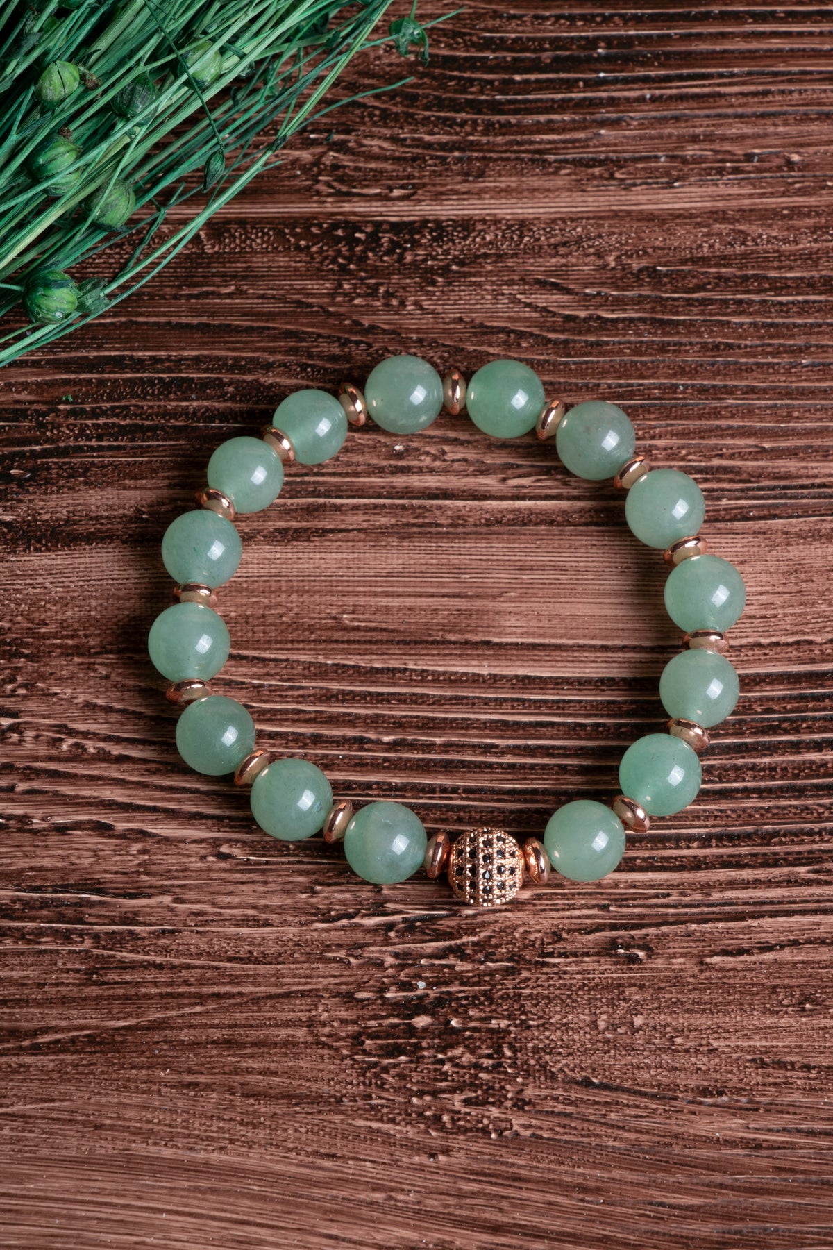 Image of Sertifikalı Aventurin Doğal Taş Bileklik