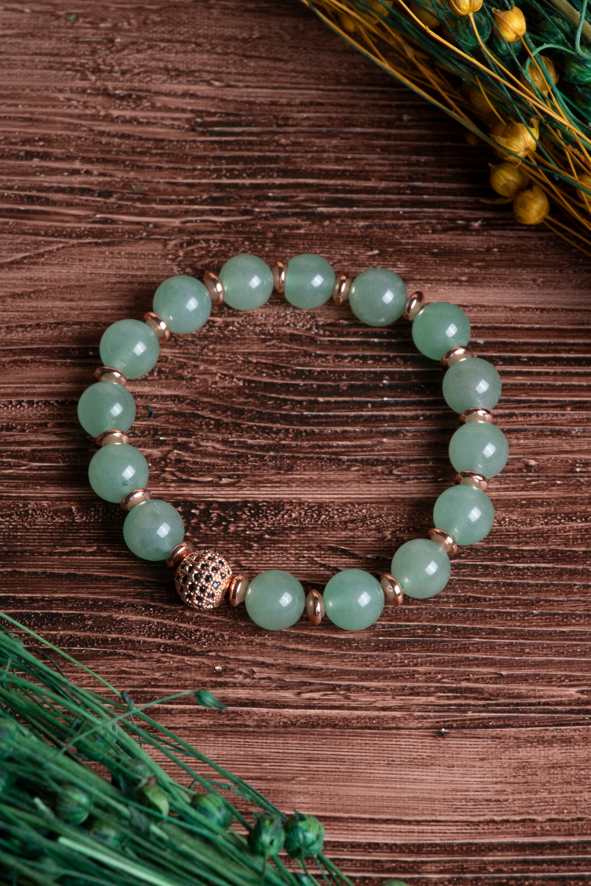 Image of Sertifikalı Aventurin Doğal Taş Bileklik