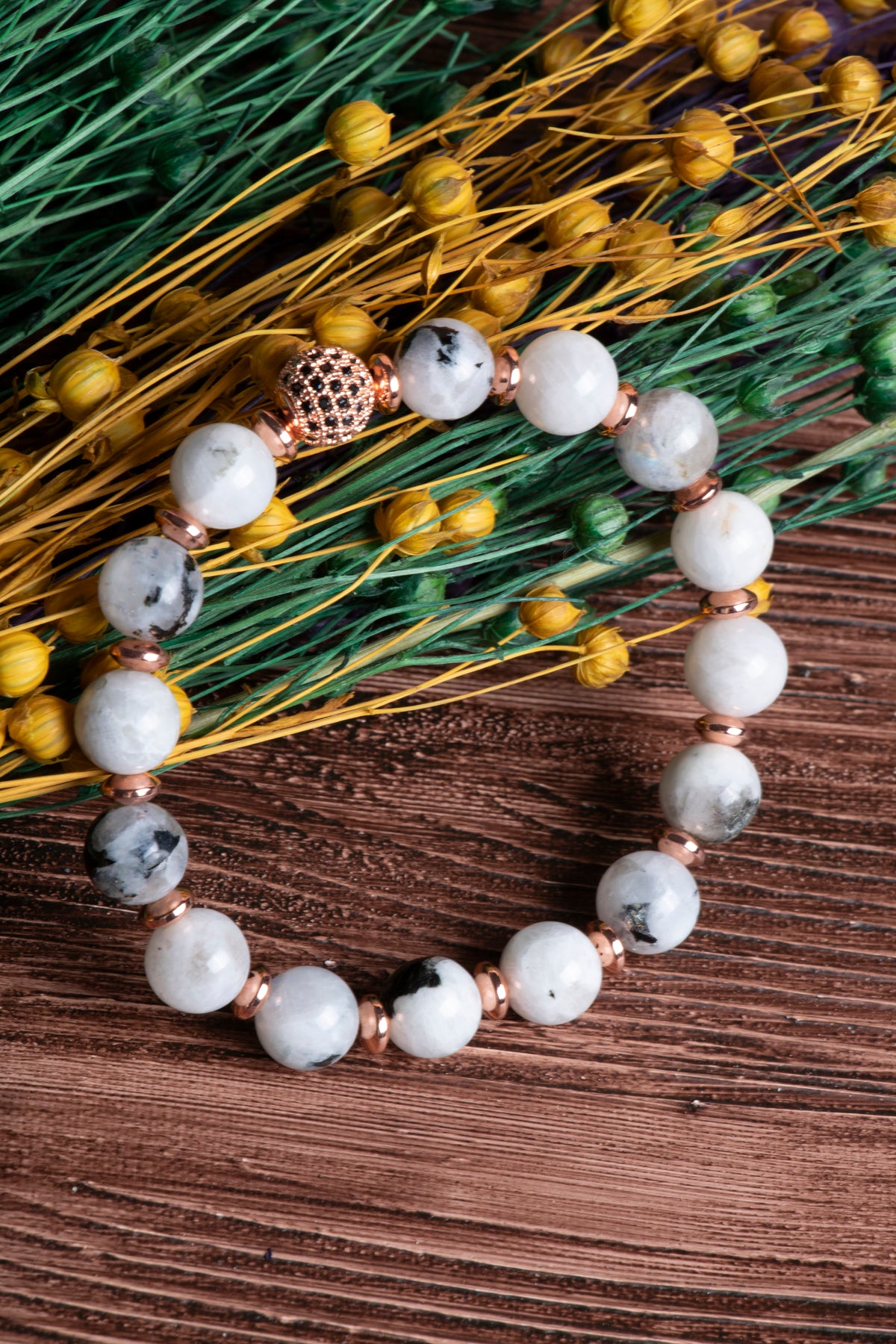 Image of Sertifikalı Aytaşı Doğal Taş Zirkon Aparatlı Bileklik