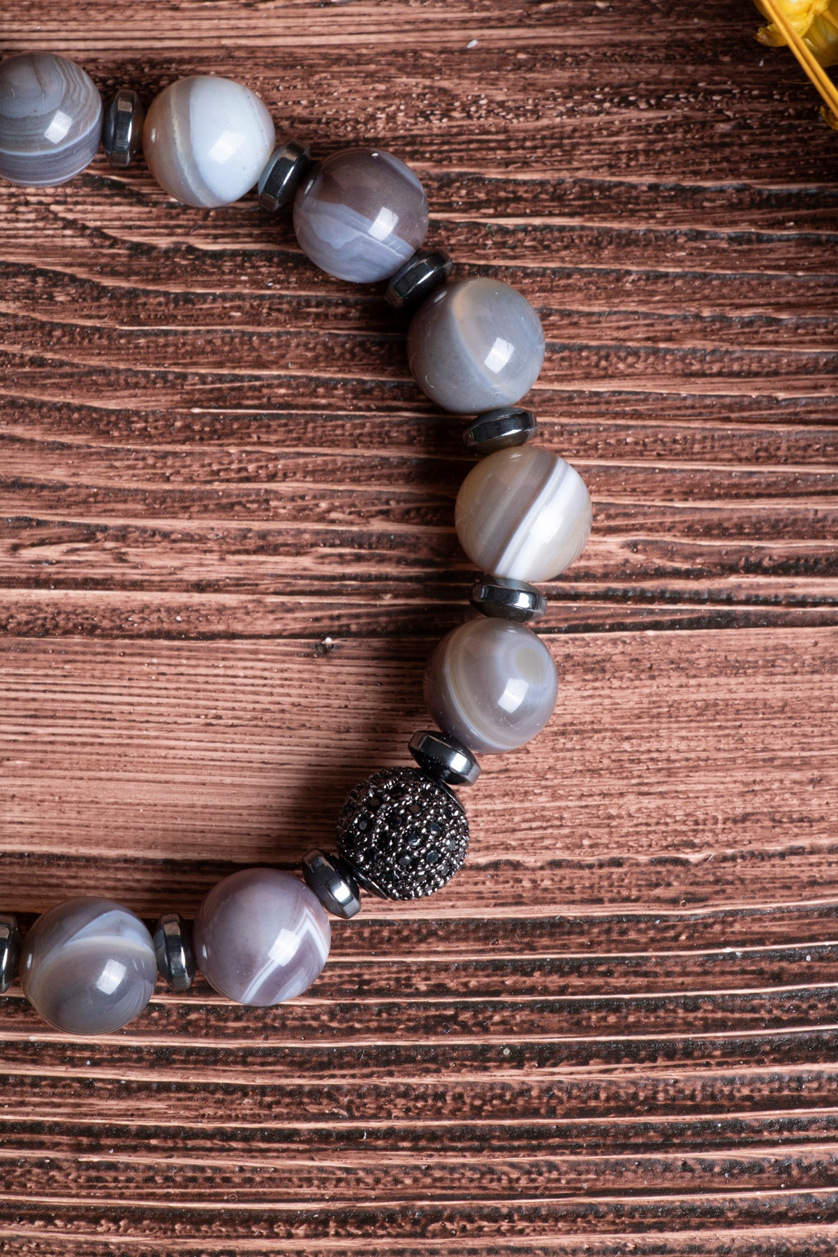 Image of Sertifikalı Akik Hematit Doğal Taş Bileklik