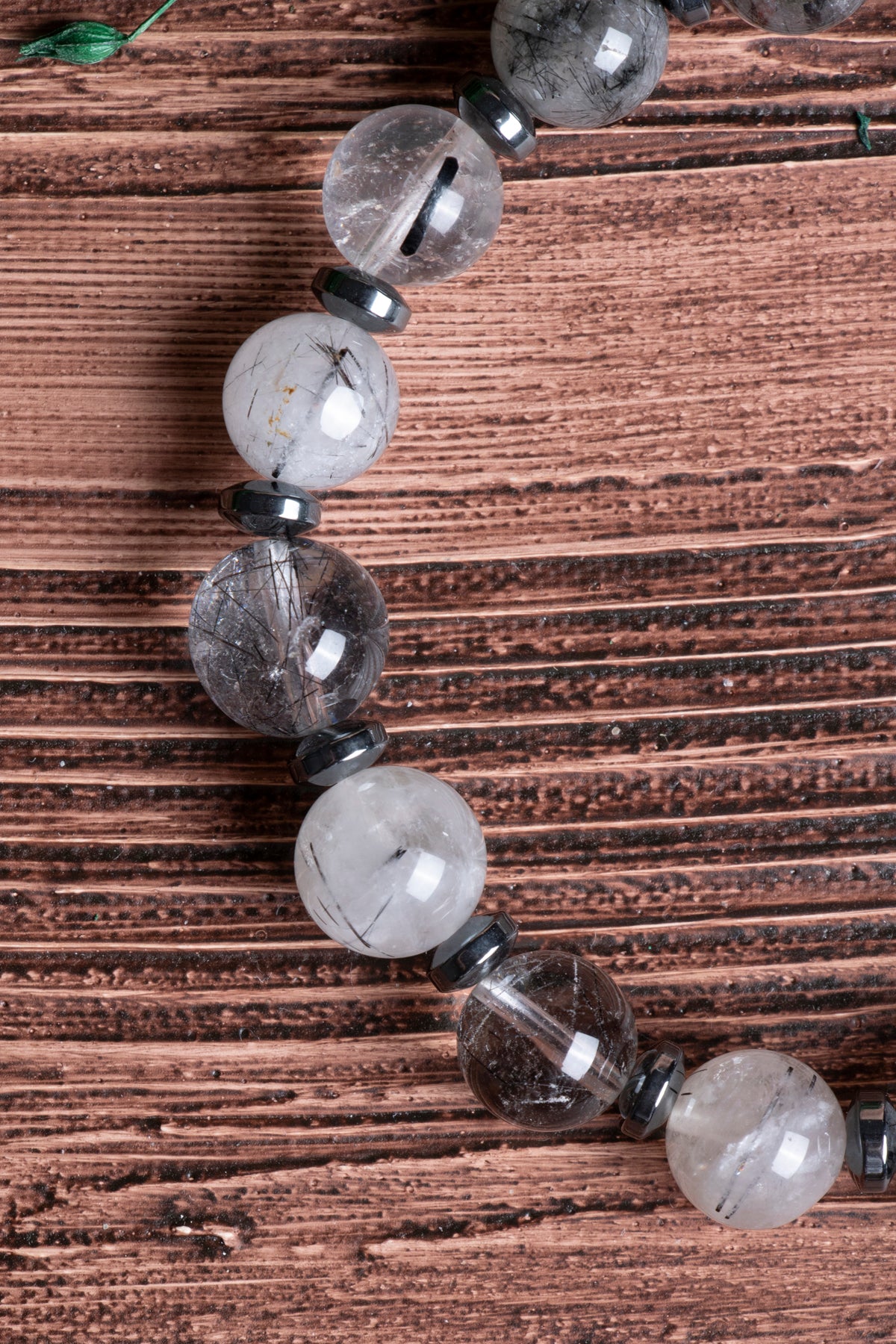 Image of Sertifikalı Rutilli Kuvars (10mm) Doğal Taş Bileklik