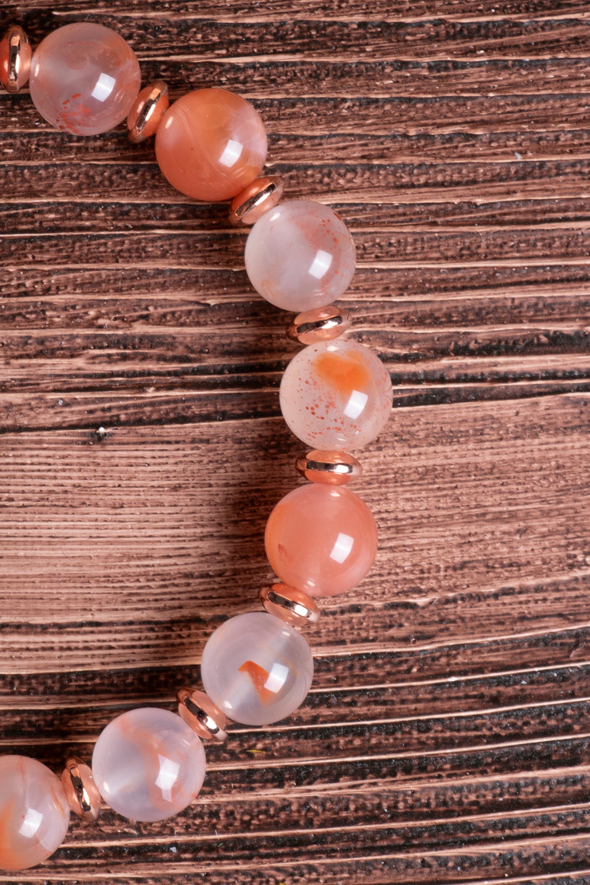 Image of Sertifikalı Yemen Akik Doğal Taş Zirkon Aparatlı Bileklik