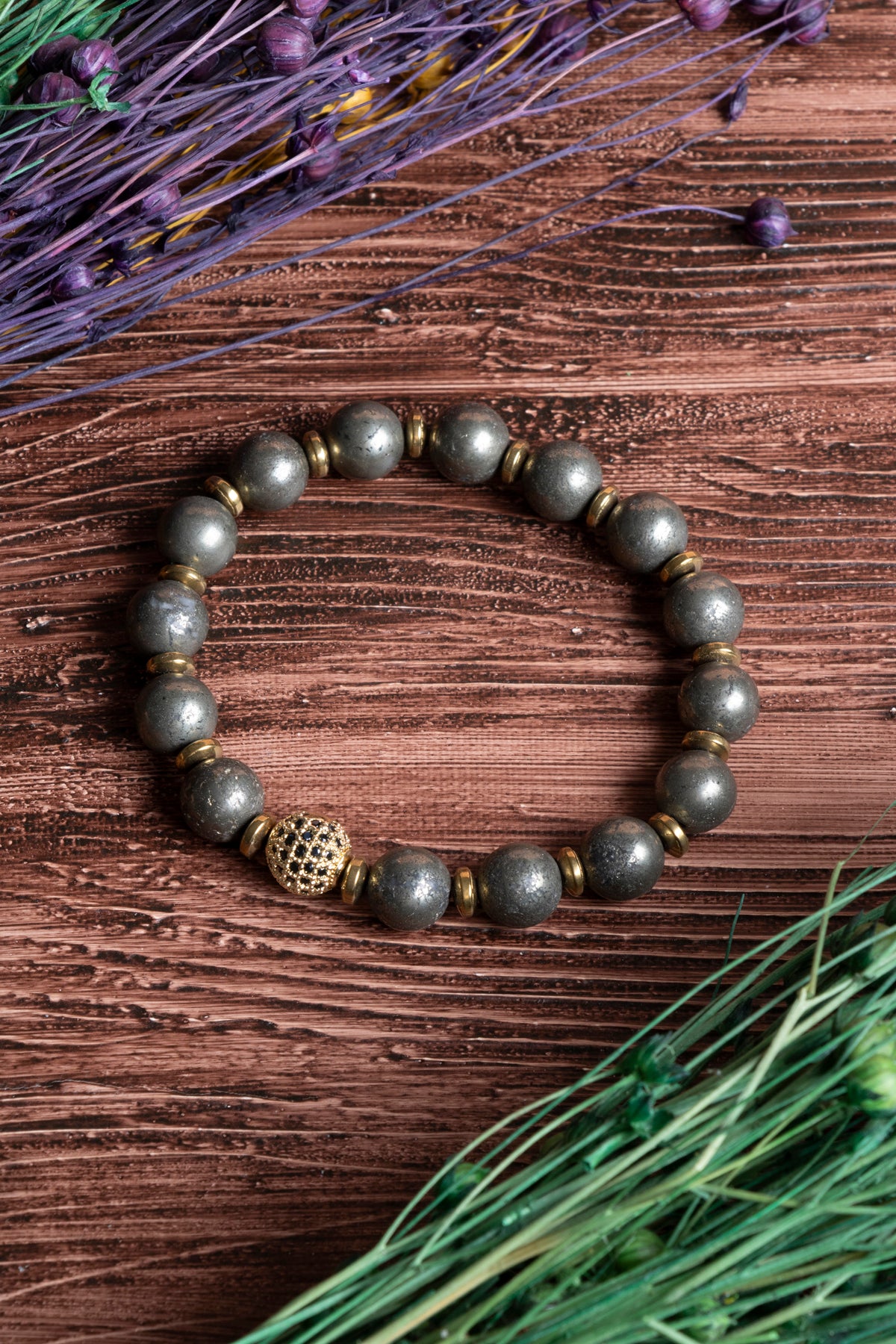 Image of Sertifikalı Prit Doğal Taş Zirkon Aparatlı Bileklik