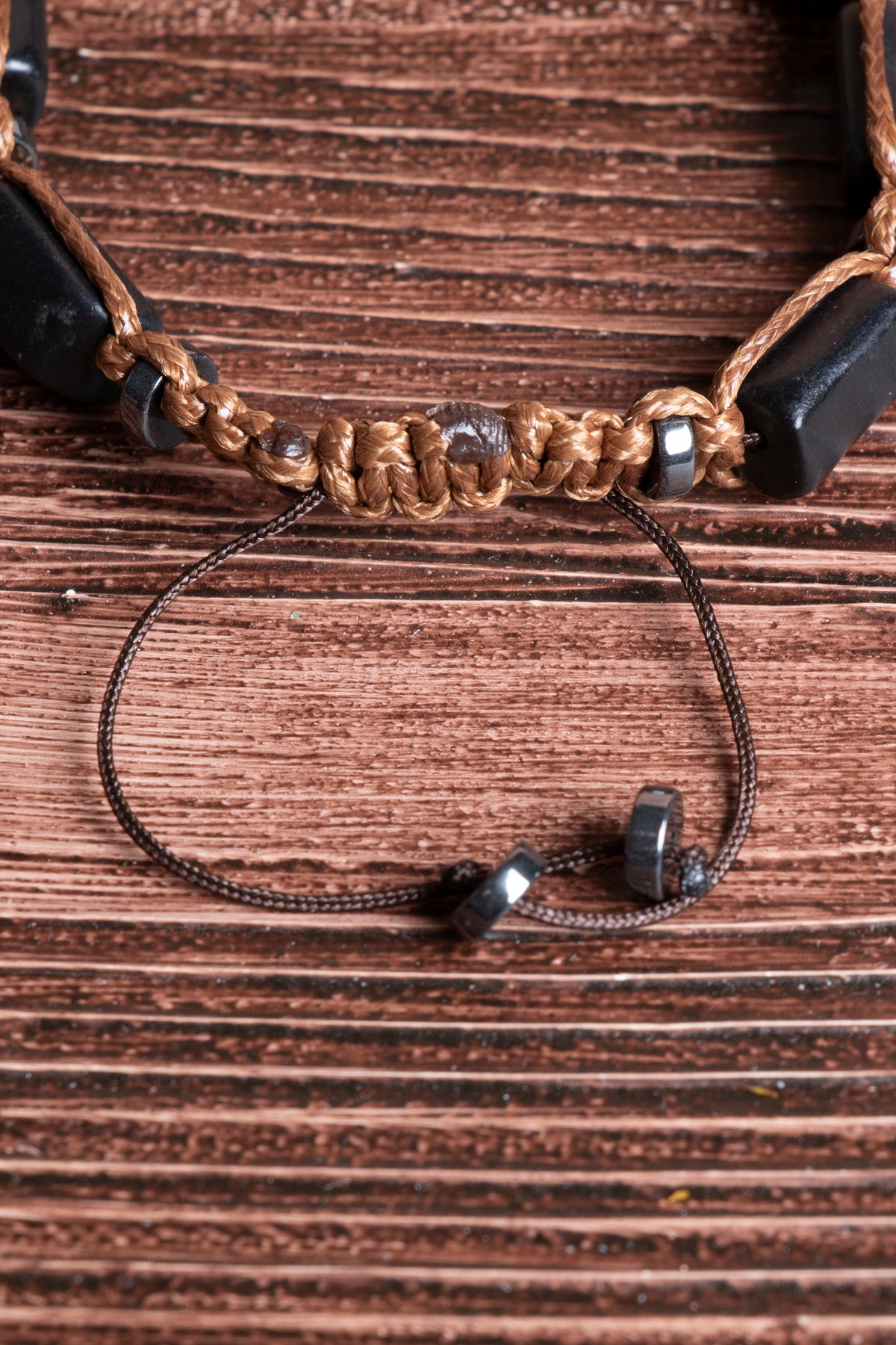 Image of Sertifikalı Şungit Doğal Taş Zirkon Aparatlı Bileklik