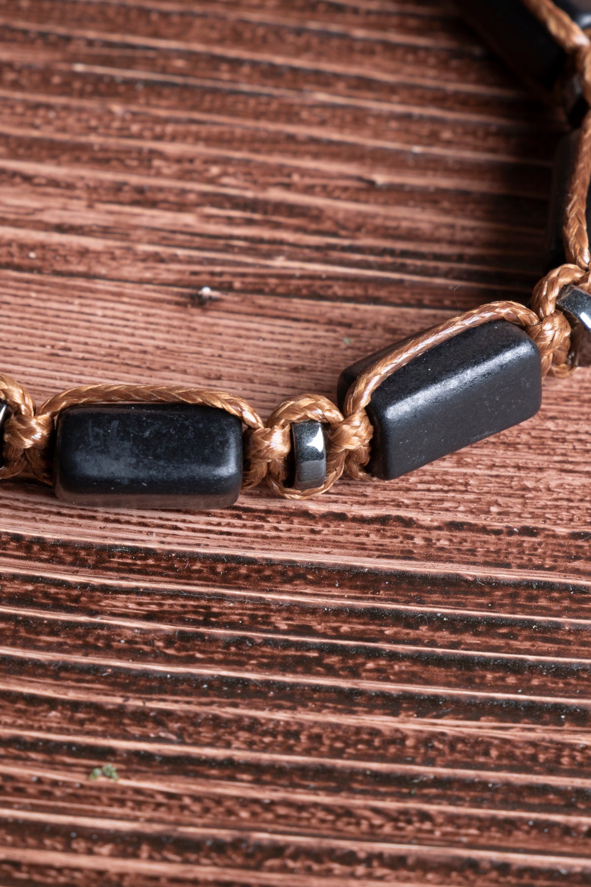 Image of Sertifikalı Şungit Doğal Taş Zirkon Aparatlı Bileklik