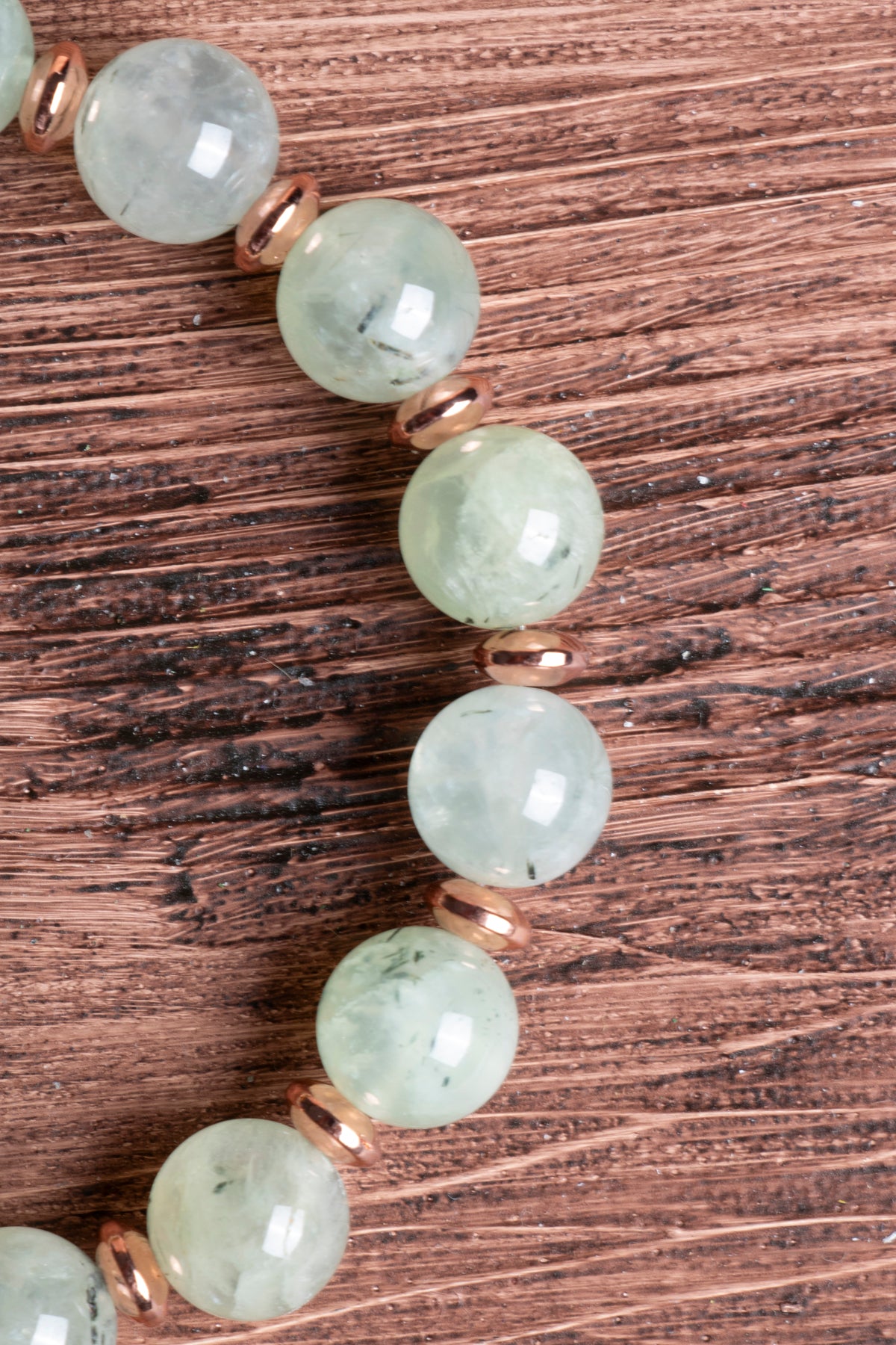 Image of Sertifikalı Prehneit Hematit Doğal Taş Bileklik