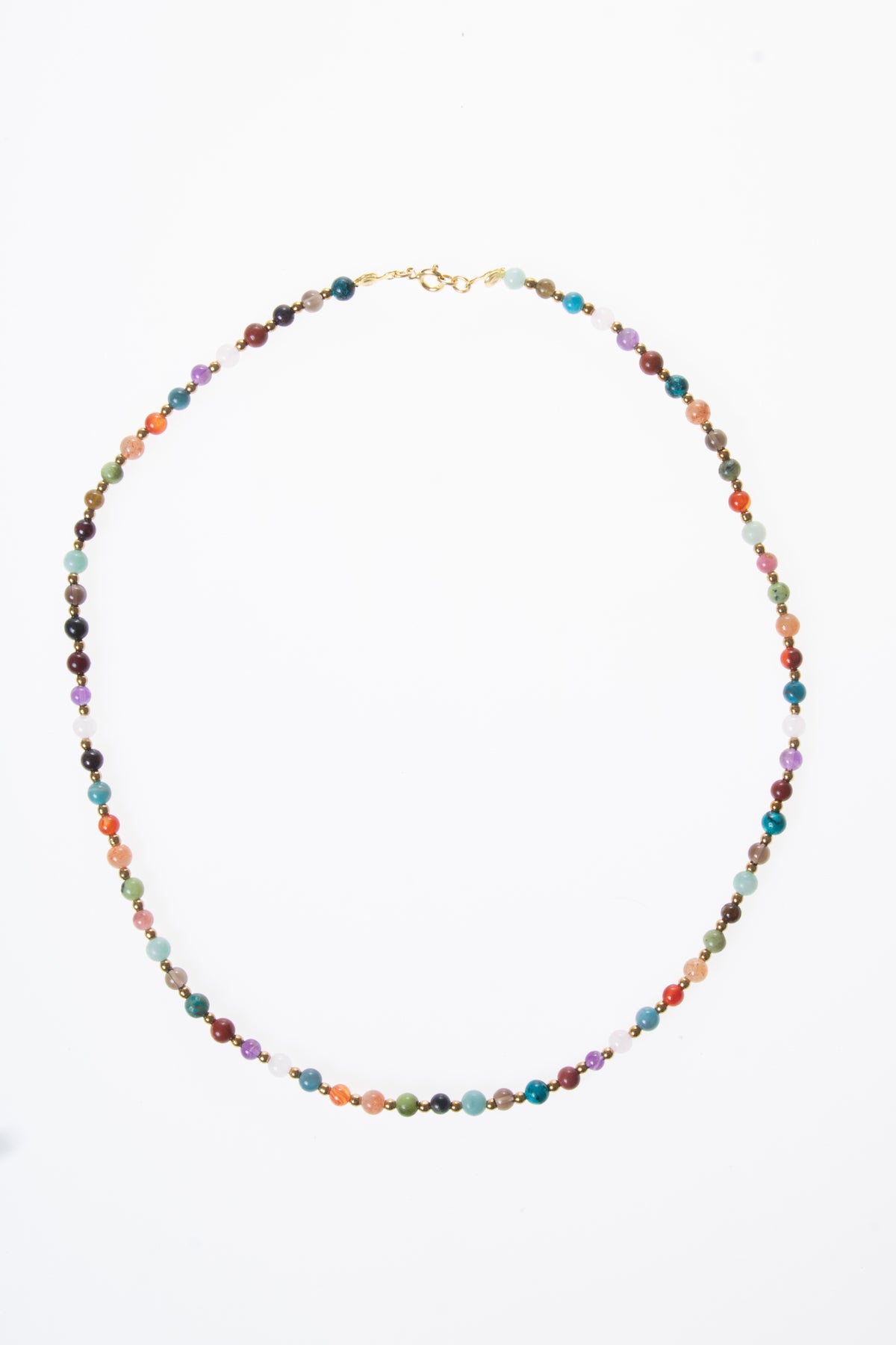 Image of Sertifikalı Doğal Taş Başak Burcu Kolyesi