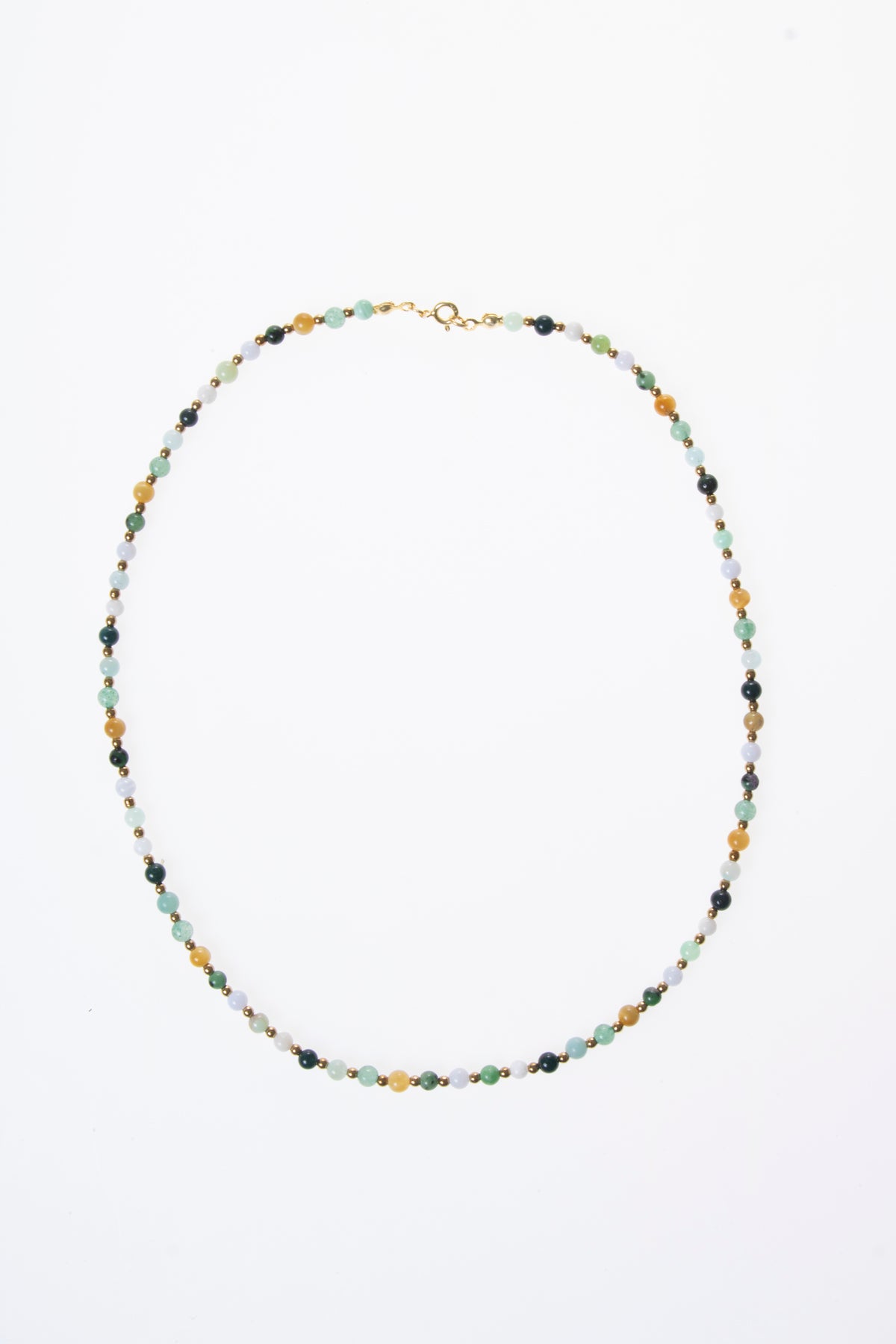 Image of Sertifikalı Doğal Taş Yengeç Burcu Kolyesi