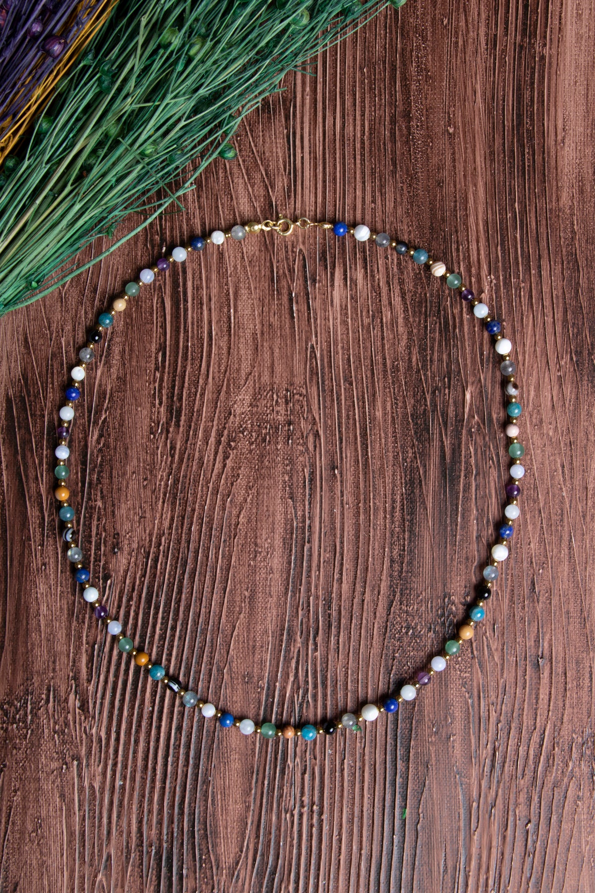 Image of Sertifikalı Doğal Taş Yay Burcu Kolyesi