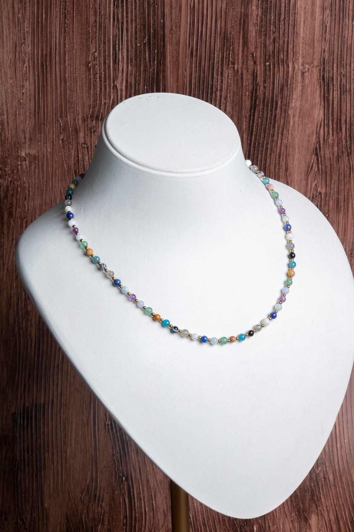 Image of Sertifikalı Doğal Taş Yay Burcu Kolyesi