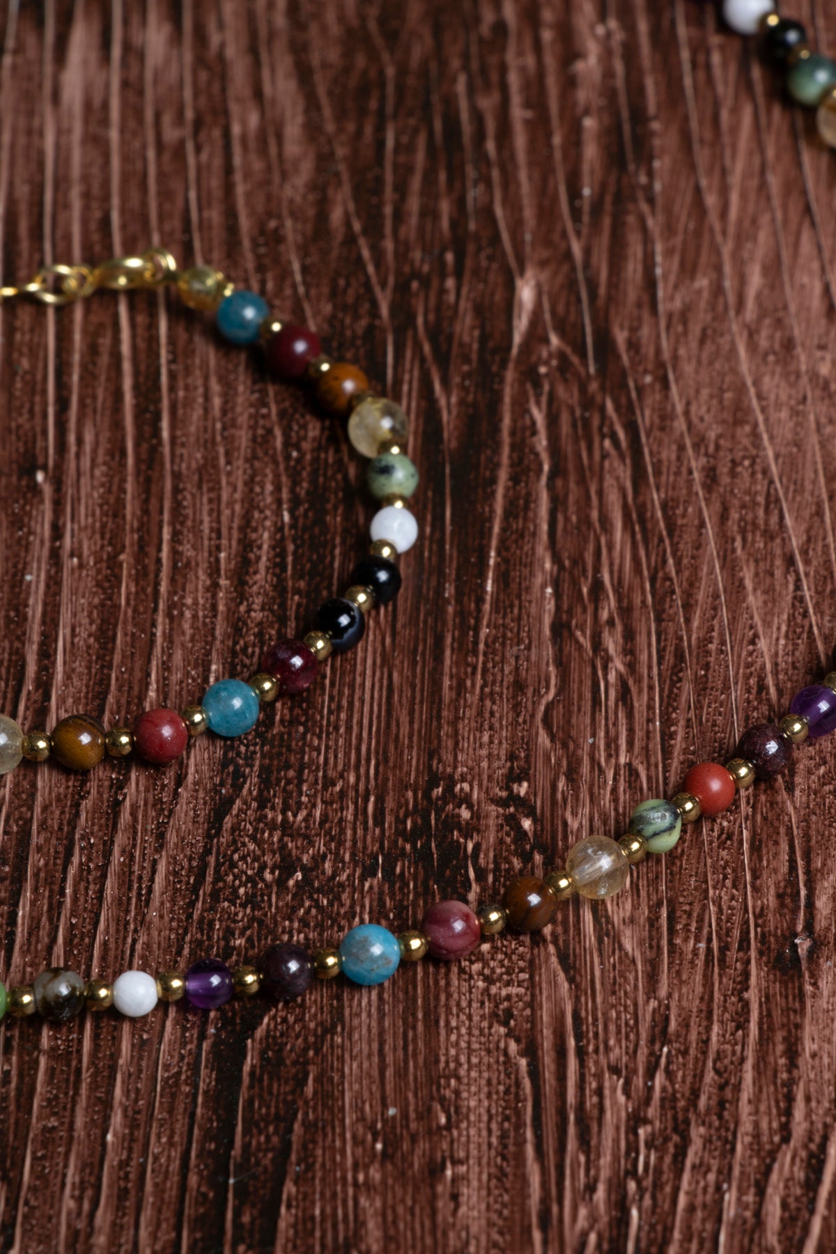 Image of Sertifikalı Doğal Taş Akrep Burcu Kolye - Bileklik Seti