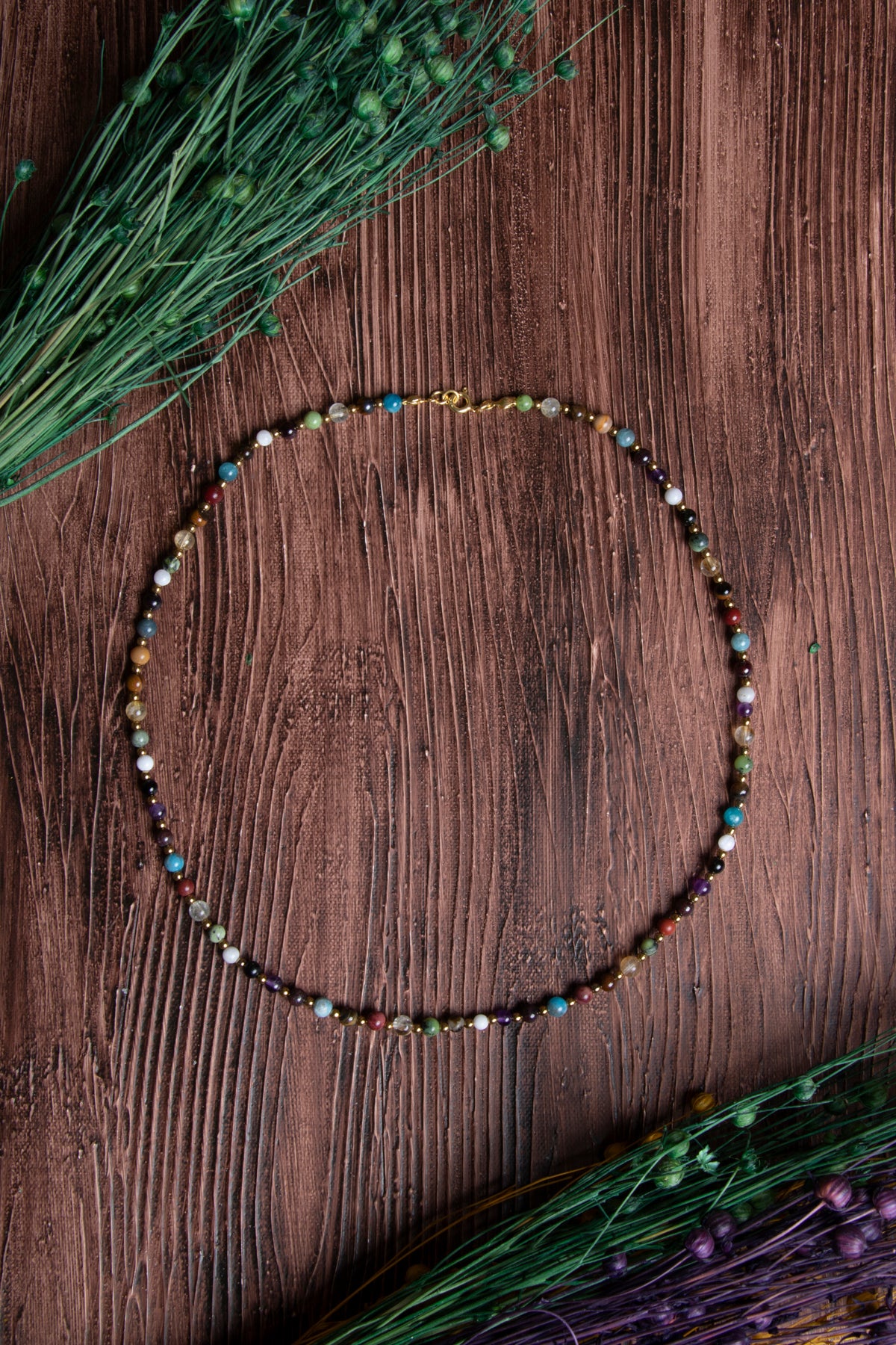 Image of Sertifikalı Doğal Taş Akrep Burcu Kolyesi