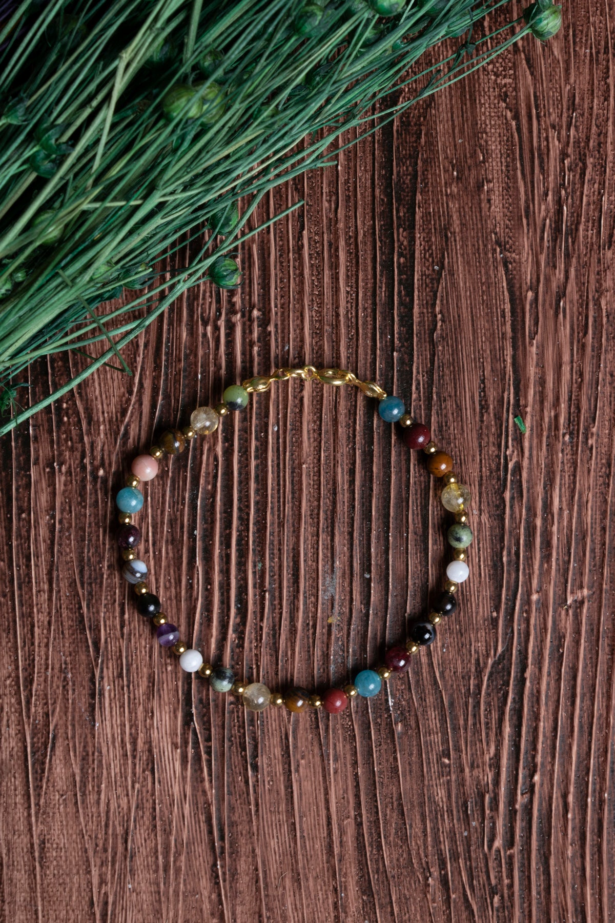 Image of Sertifikalı Doğal Taş Akrep Burcu Bilekliği