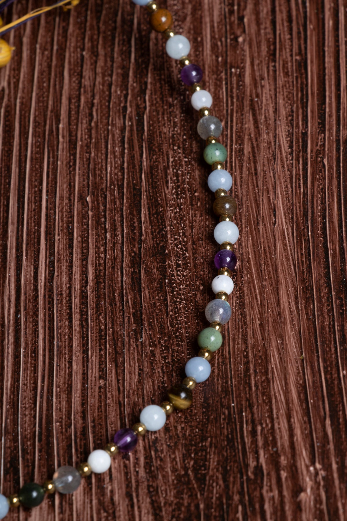 Image of Sertifikalı Doğal Taş Kova Burcu Kolyesi