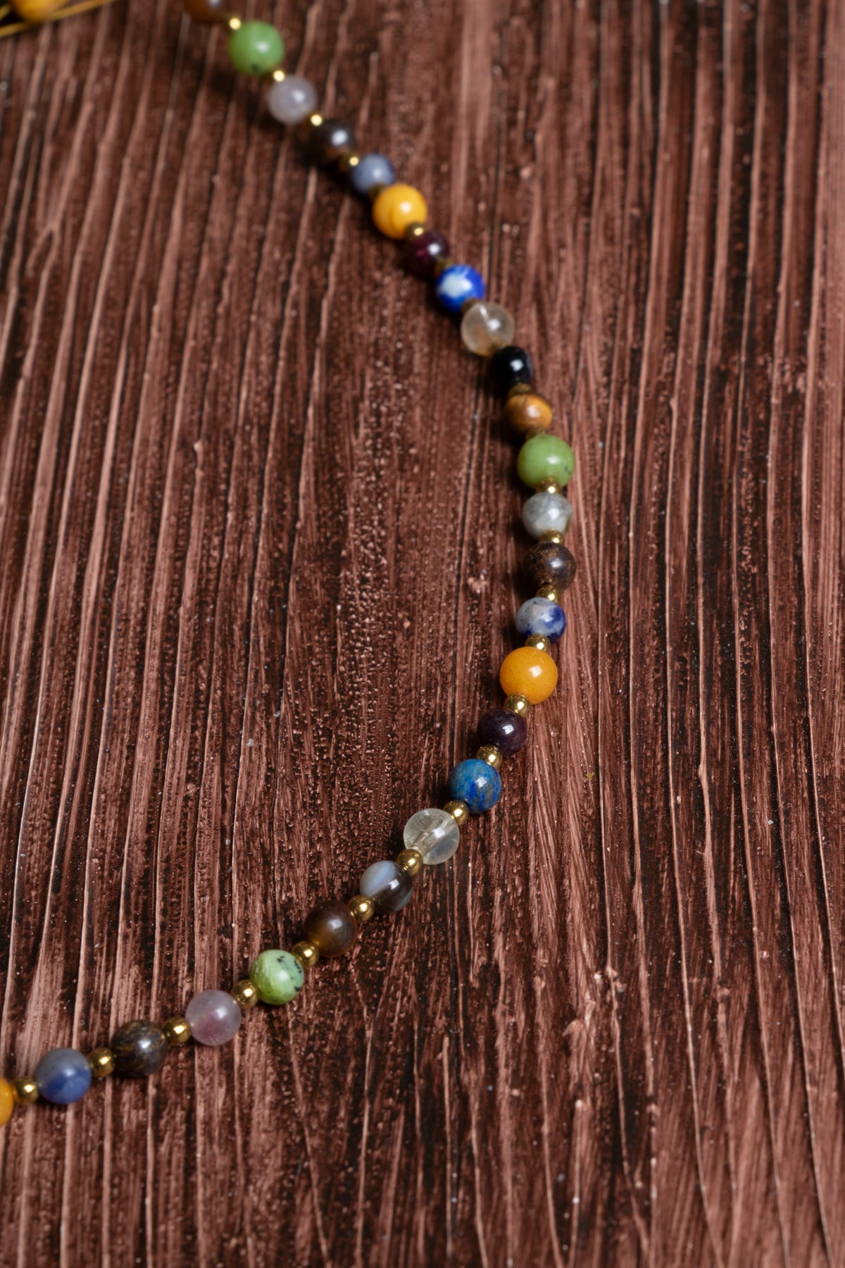 Image of Sertifikalı Doğal Taş Aslan Burcu Kolyesi