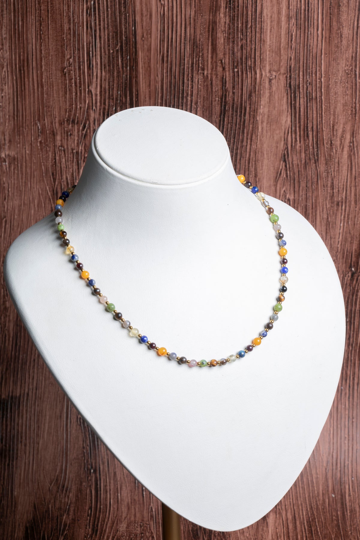 Image of Sertifikalı Doğal Taş Aslan Burcu Kolyesi