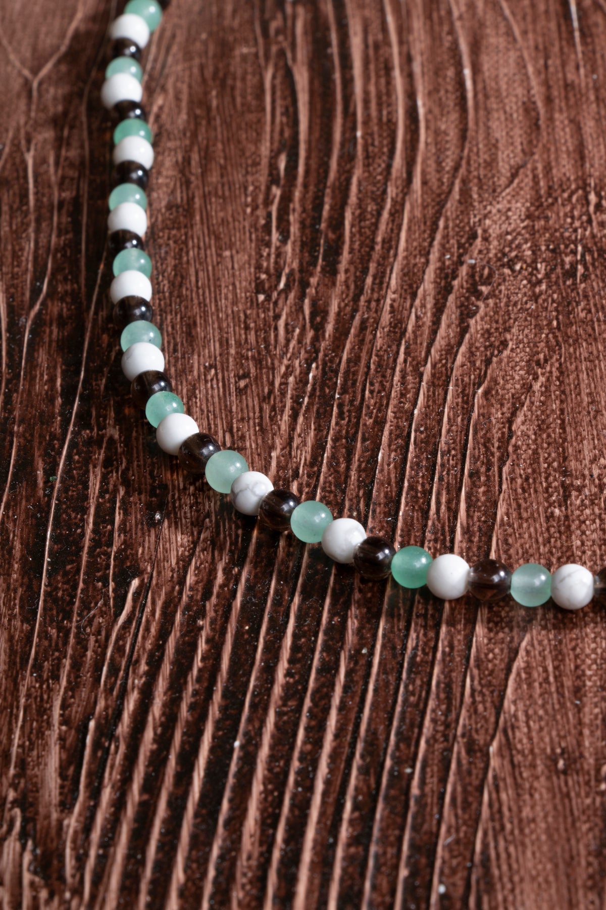 Image of Sertifikalı Dumanlı Kuvars Aventurin Havlit Doğal Taş Kolye