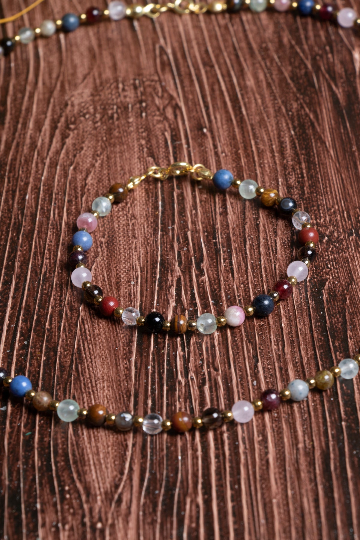 Image of Sertifikalı Doğal Taş Oğlak Burcu Kolye - Bileklik Seti