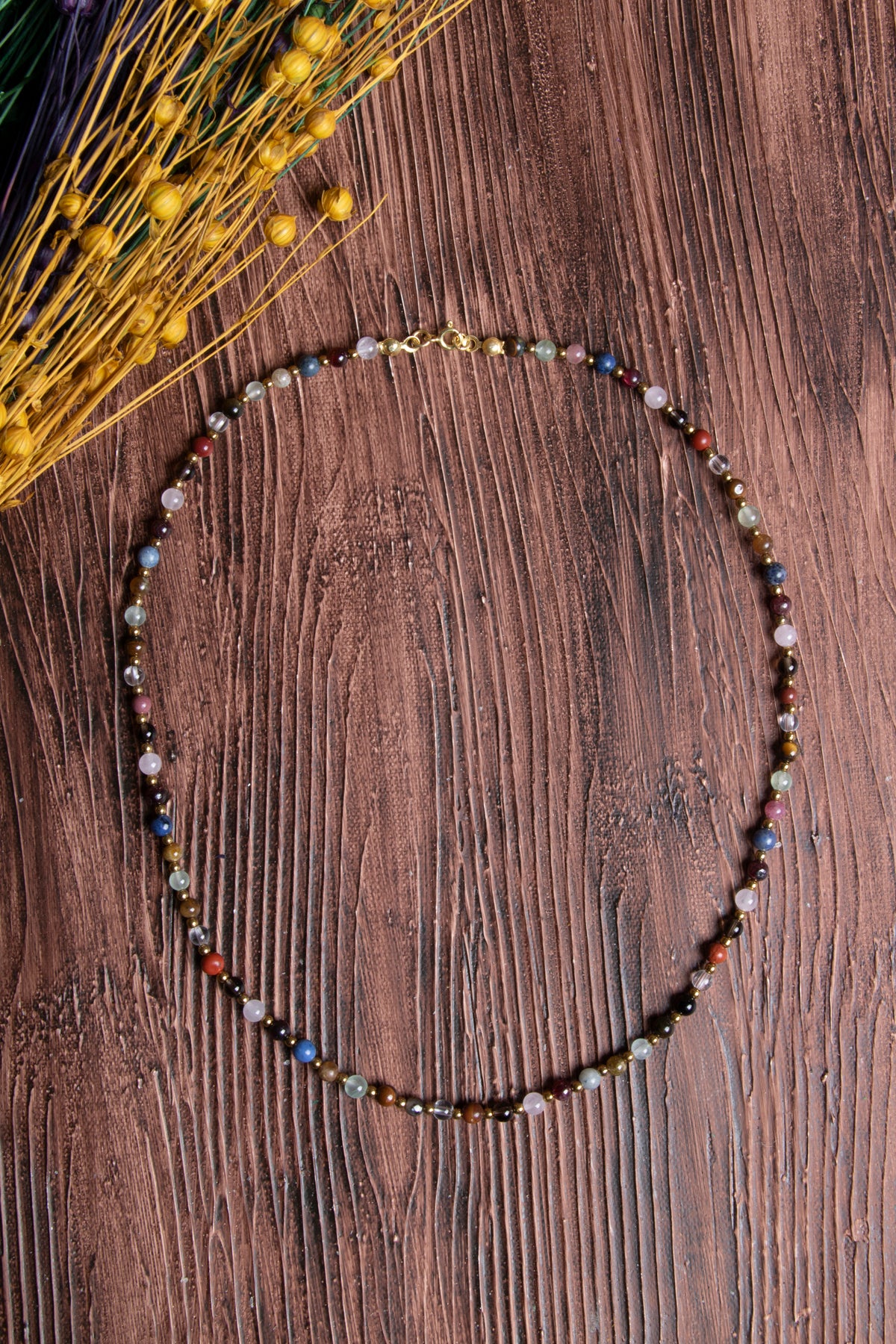 Image of Sertifikalı Doğal Taş Oğlak Burcu Kolyesi