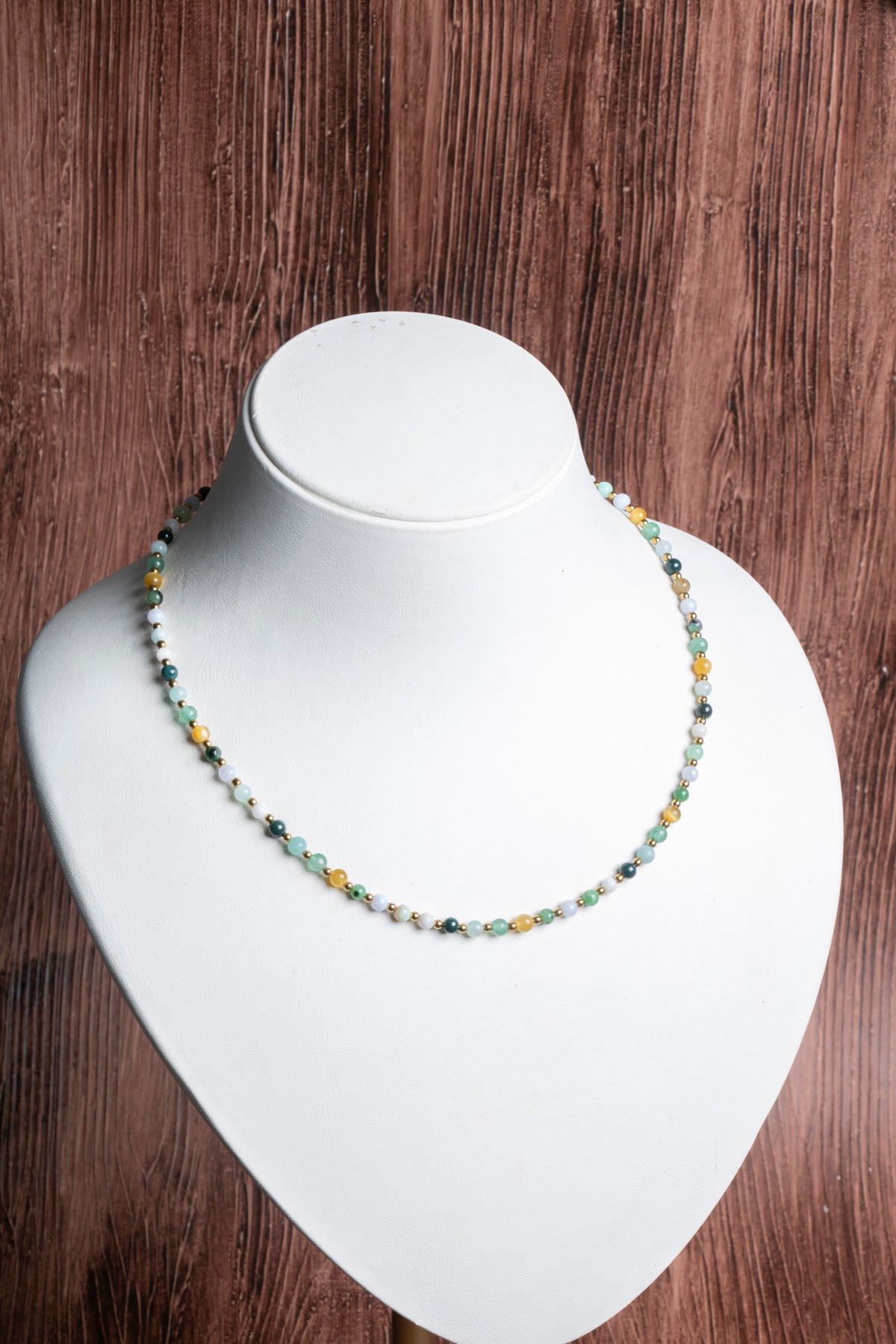 Image of Sertifikalı Doğal Taş Yengeç Burcu Kolyesi