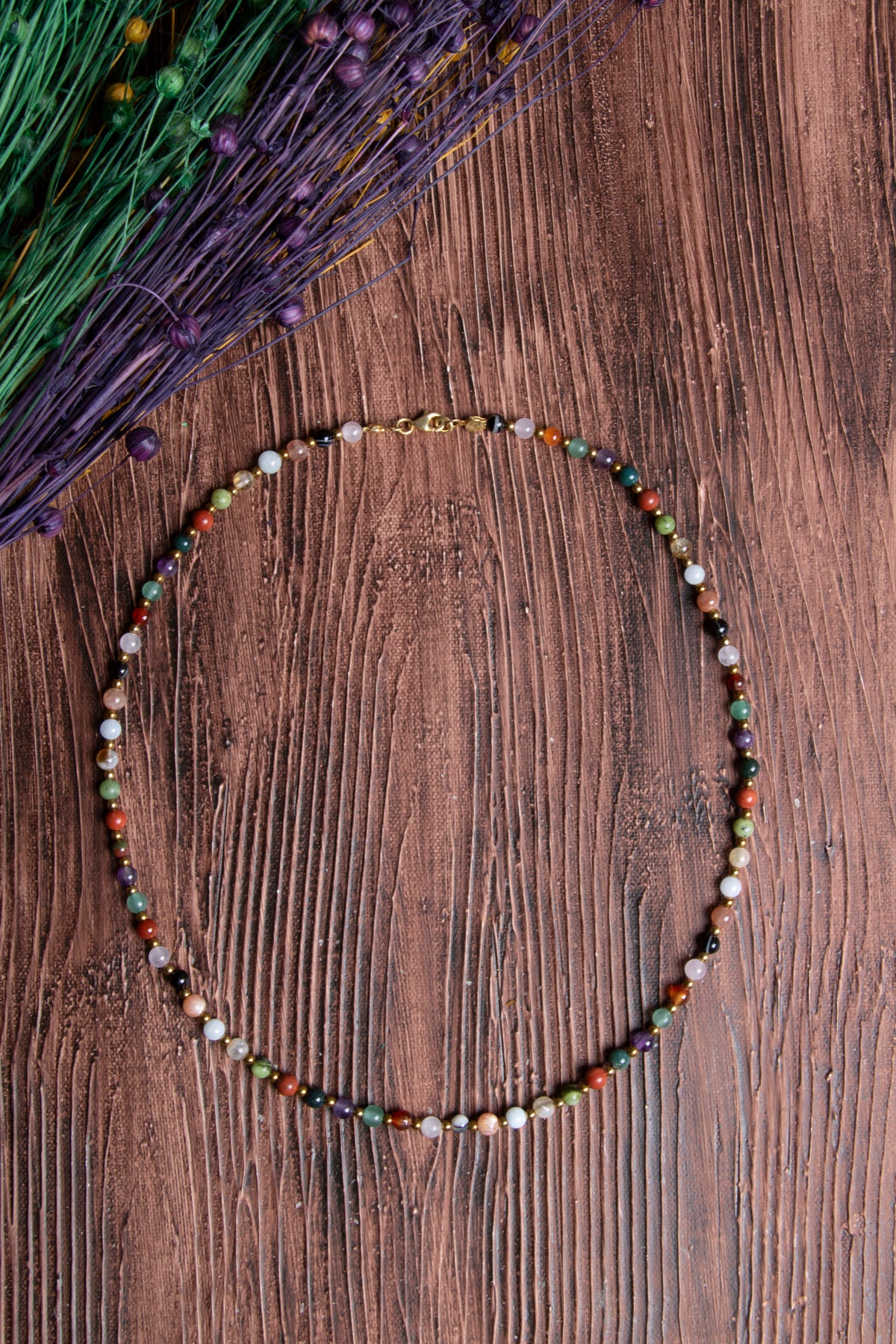 Image of Sertifikalı Doğal Taş Koç Burcu Kolyesi