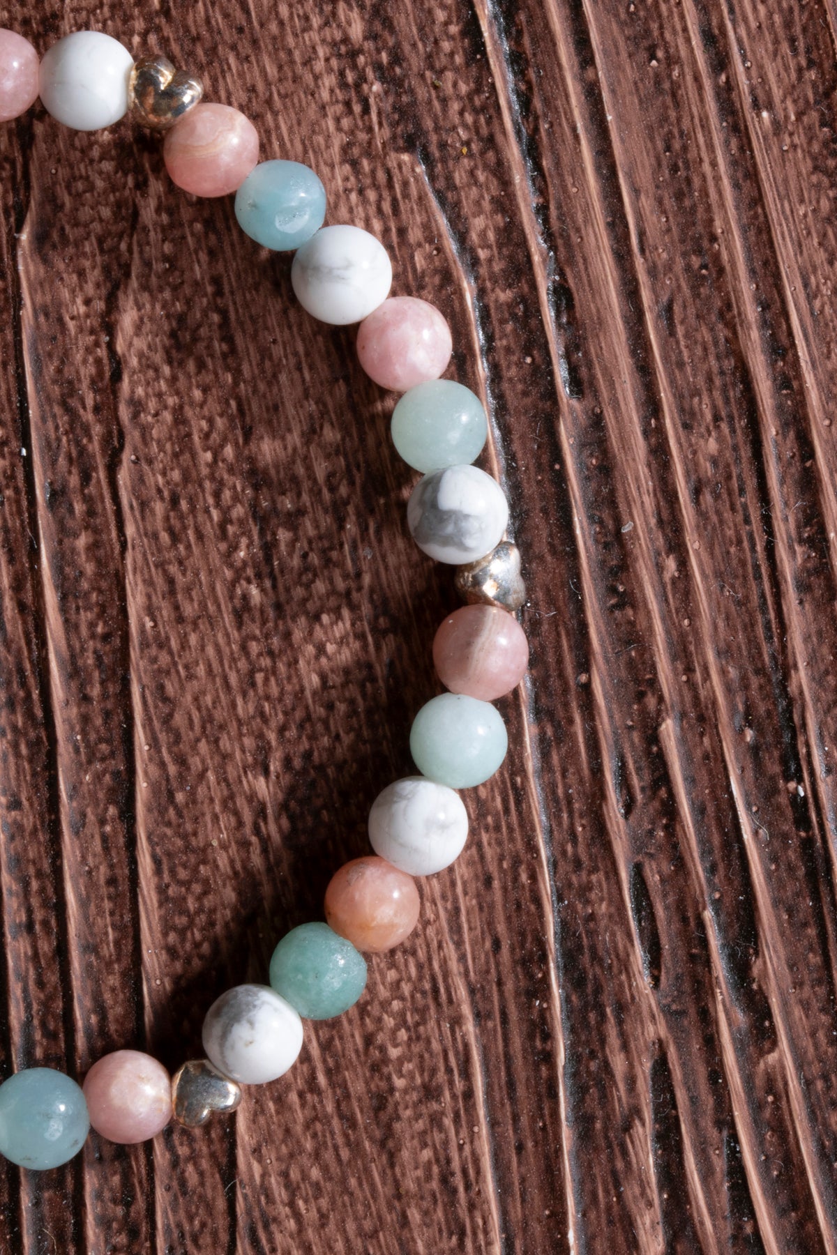 Image of Sertifikalı Ay Taşı Güneş Taşı Amazonit Doğal Taş Bileklik