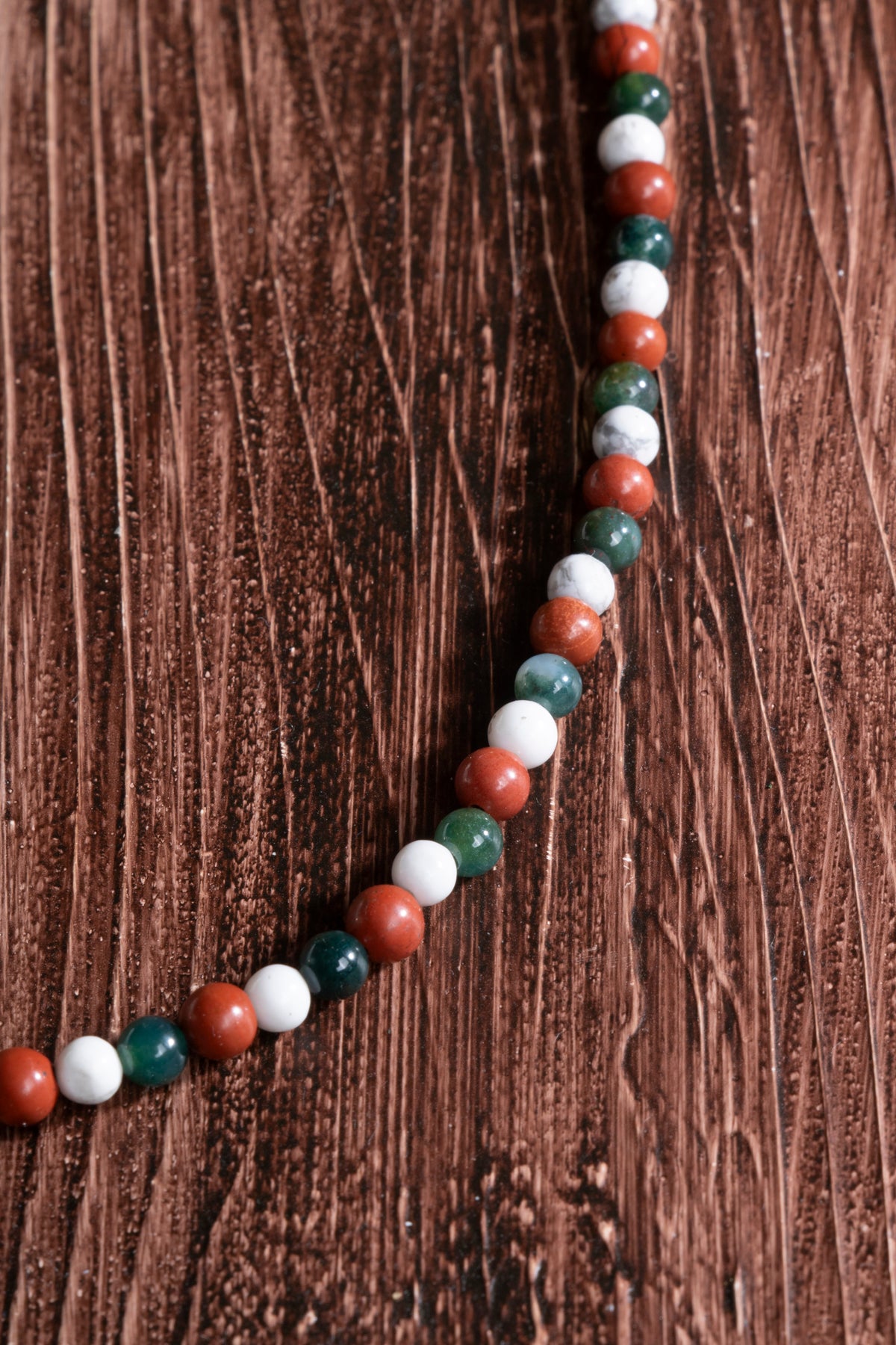 Image of Sertifikalı Jasper Havlit Akik Doğal Taş Kolye