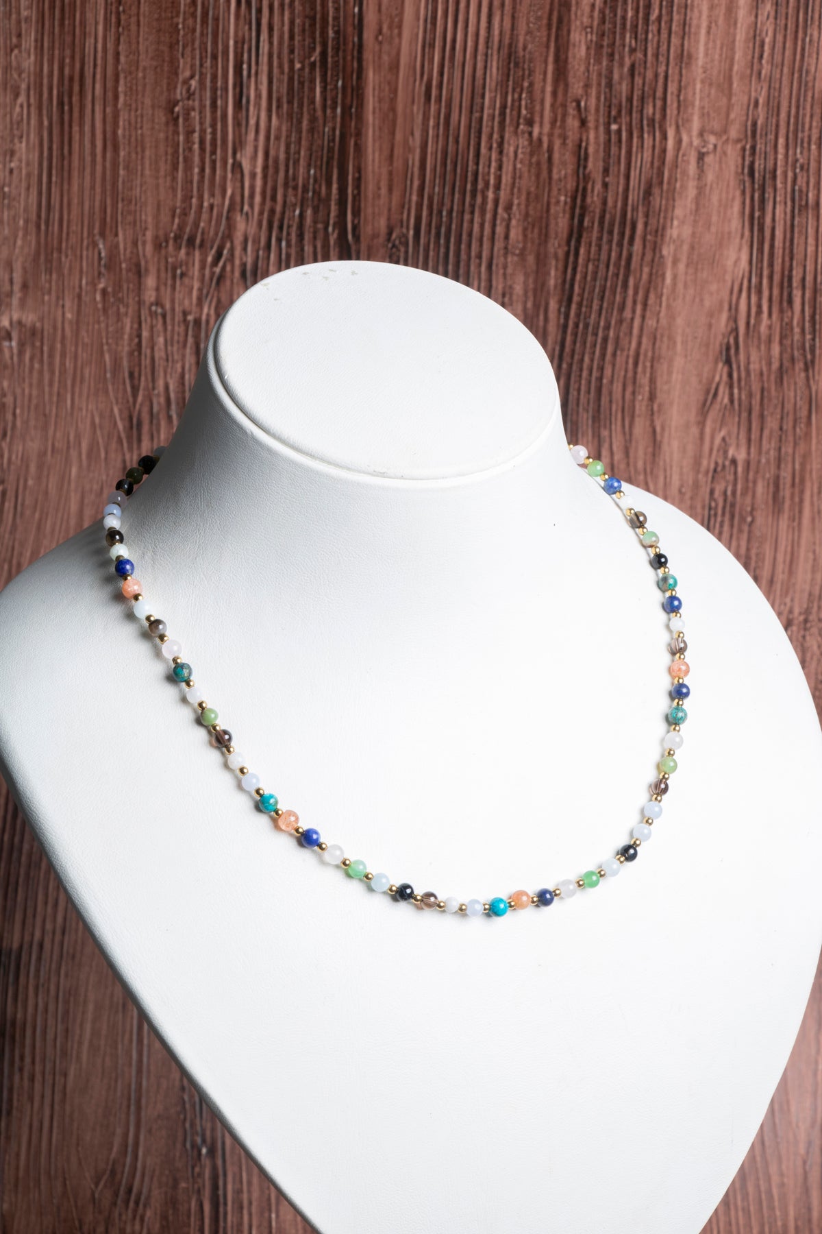 Image of Sertifikalı Doğal Taş Terazi Burcu Kolyesi