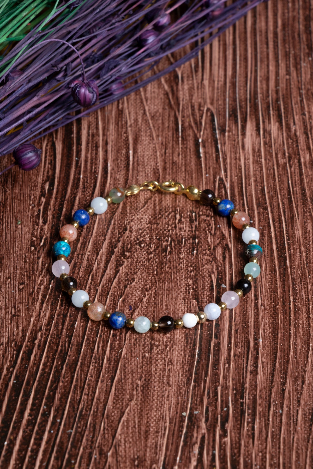 Image of Sertifikalı Doğal Taş Terazi Burcu Bilekliği