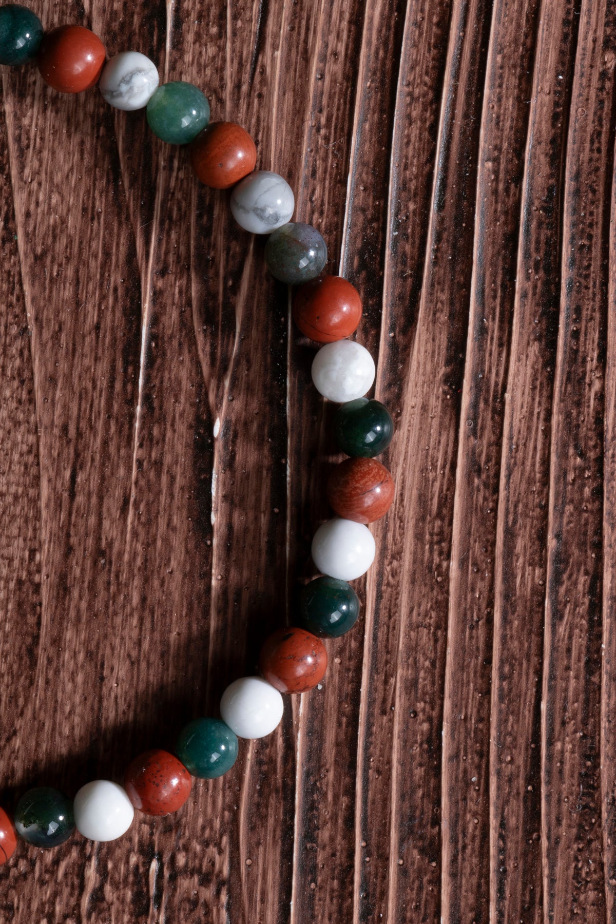 Image of Sertifikalı Jasper Havlit Akik Doğal Taş Bileklik