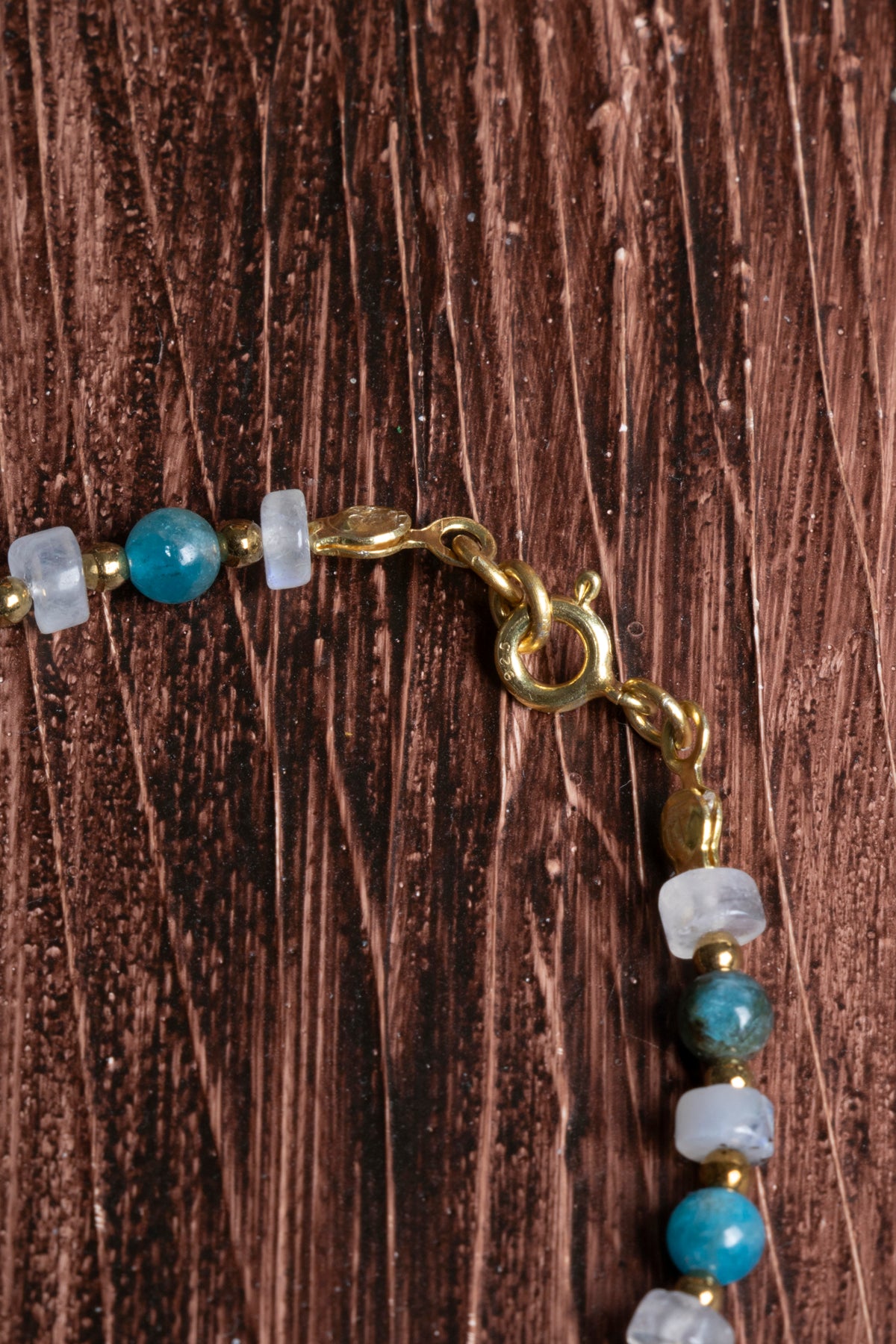 Image of Sertifikalı Ay Taşı, Apatit Doğal Taş Mistik İlham Bilekliği